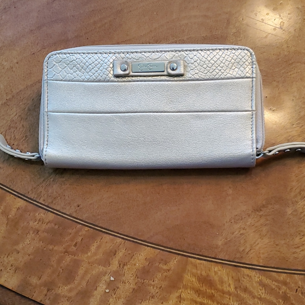 Jessica Simpson Wallet with Leopard inclosure